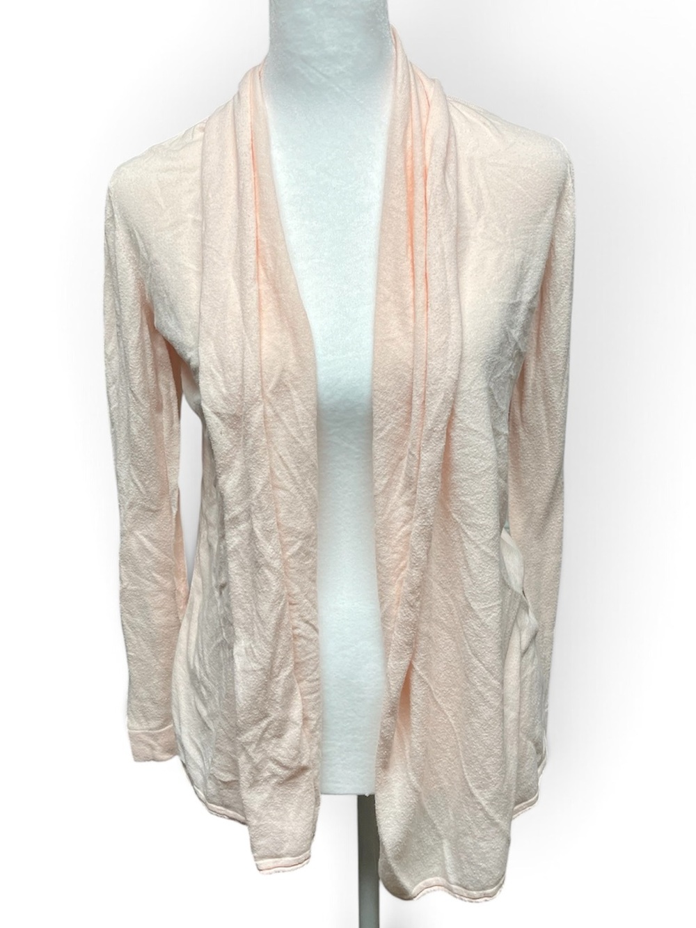 Tommy Hilfiger Pale Pink Open-Front Women's Cardigan